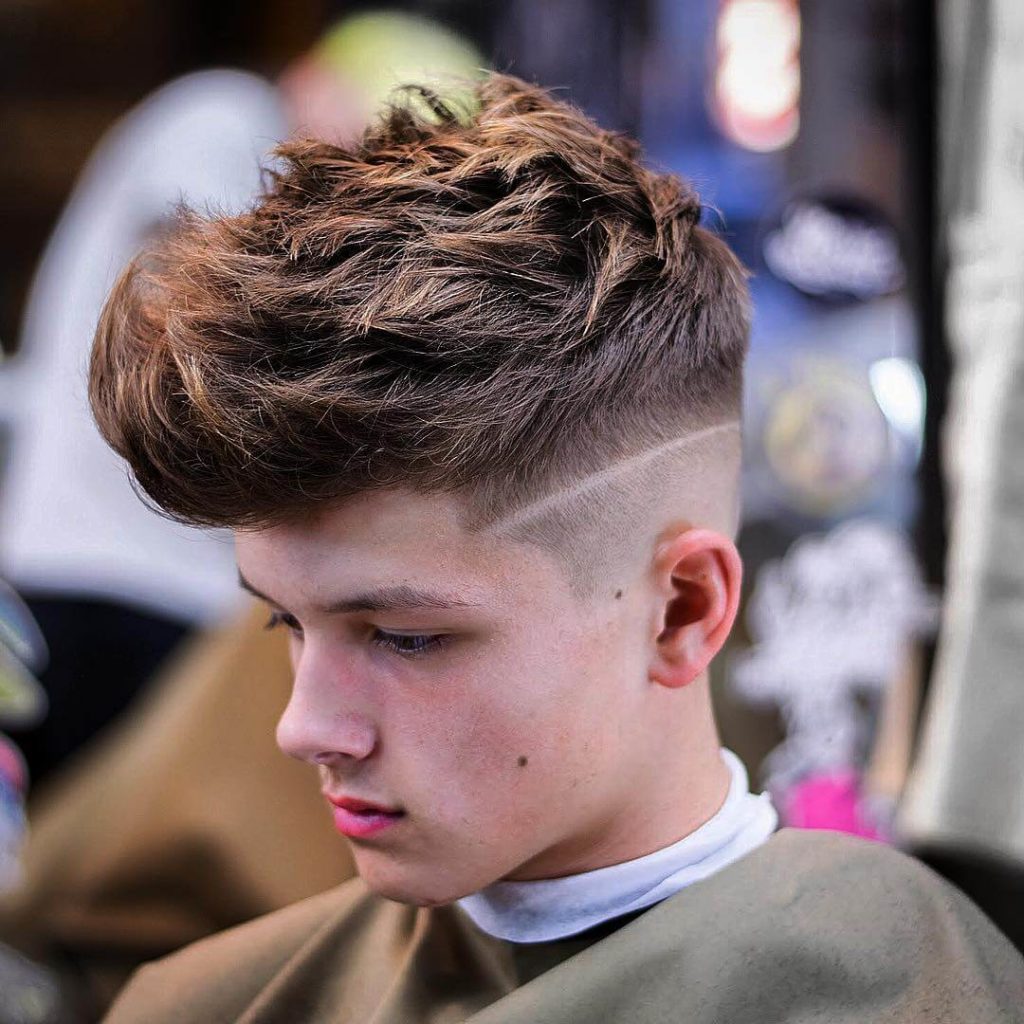 High Fade With Quiff hairstyles For Men