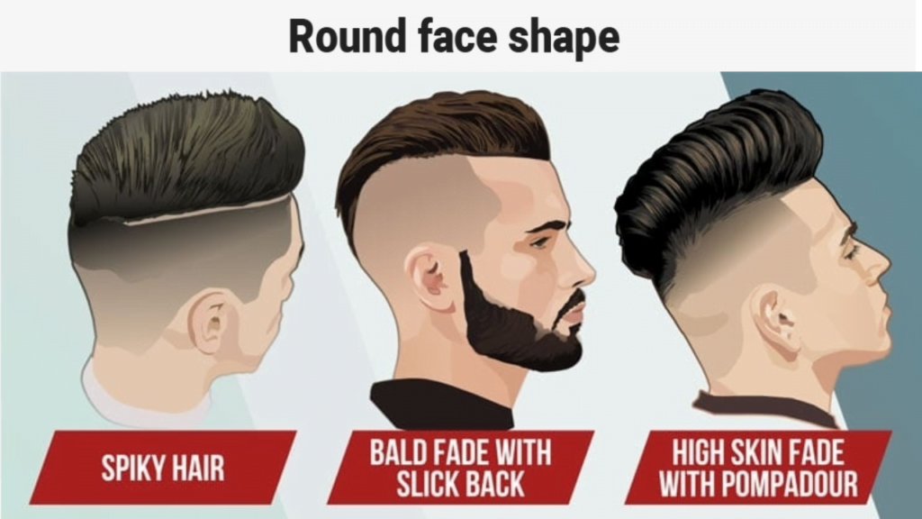 Mens Hairstyle For Round Face Shape