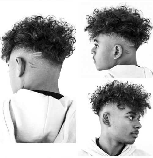 Curly Skin Fade