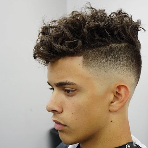 Short Sides + Curly Hair on Top