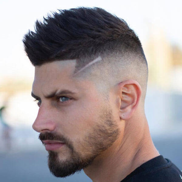 Faux Hawk Fade Haircut