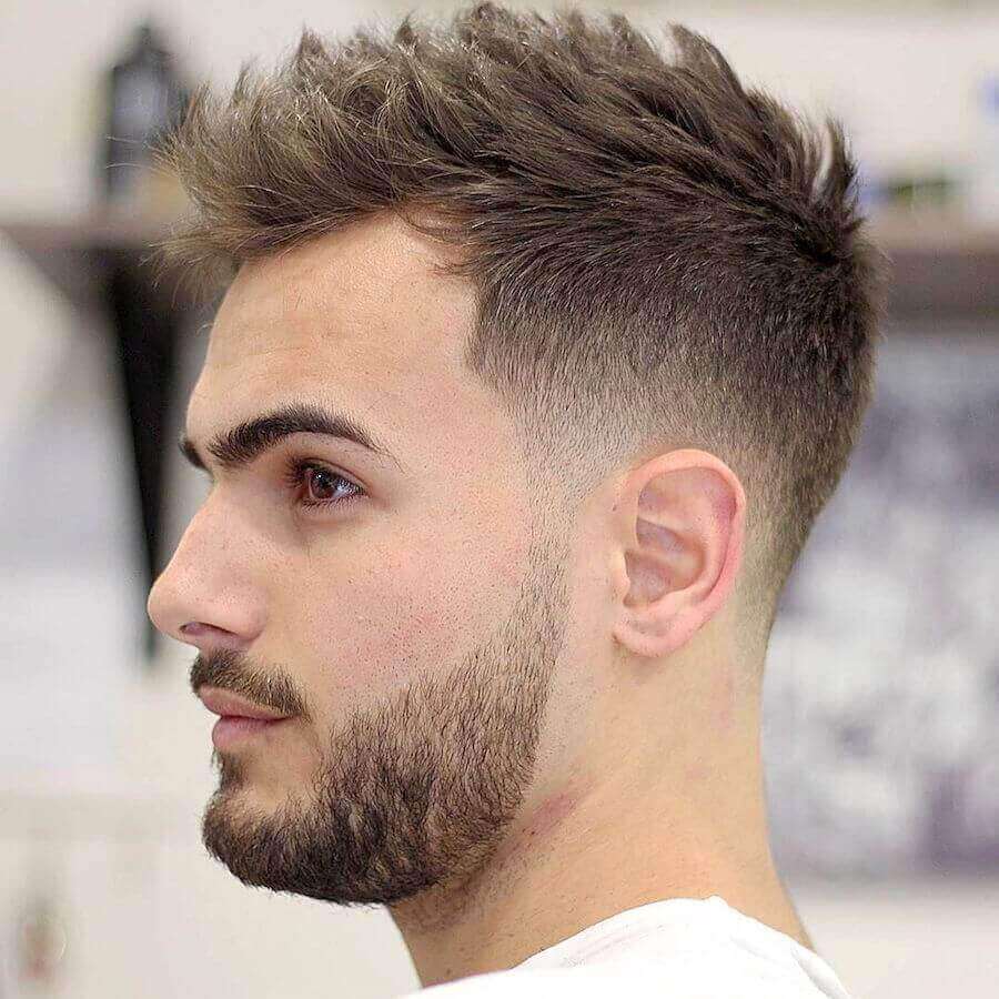 Short Textured Haircut For Boys