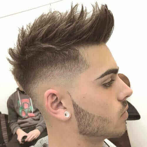 Long Faux Hawk Haircut For Men