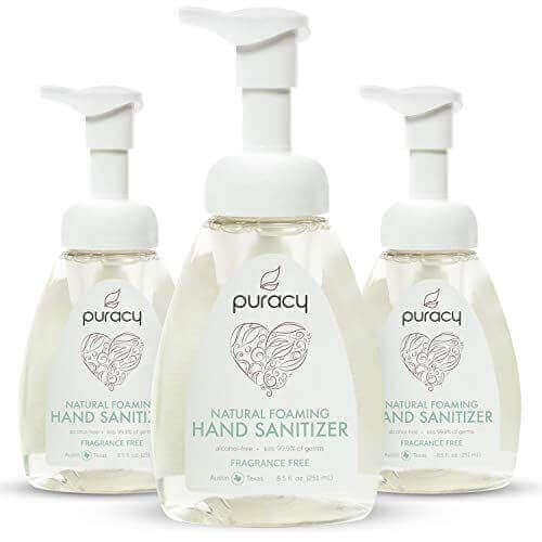 Puracy Natural Foaming Hand Sanitizer-best hand sanitizer for baby