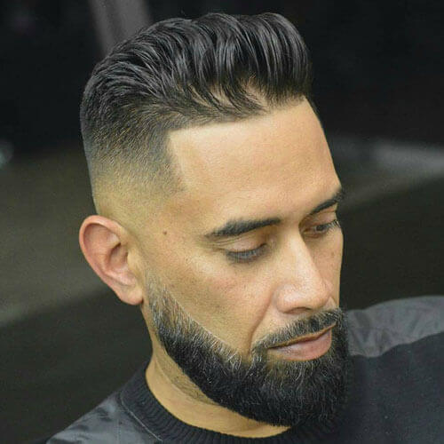 High Fade + Line Up + Textured Top