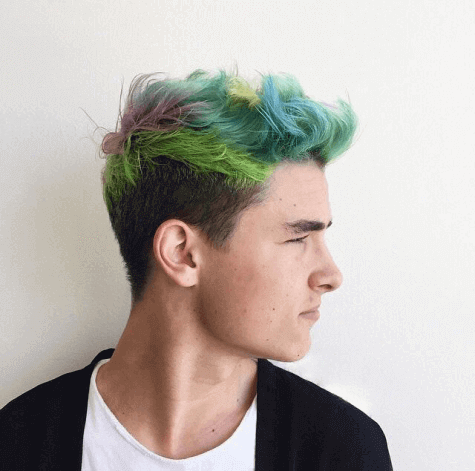 Rainbow Hair Color For Men