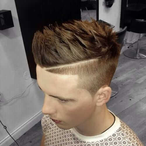 Angled Fade Haircut