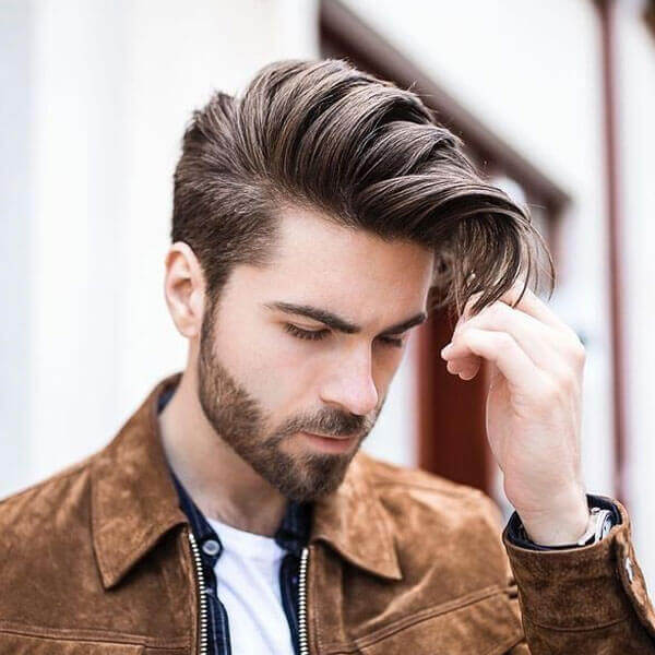 Comb Over + Tapered Haircut