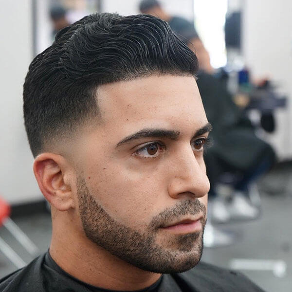 Low Fade Haircut + Thick Wavy Hair