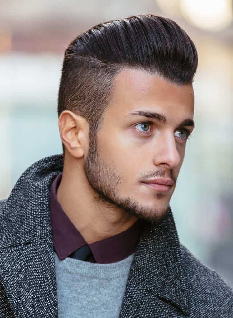 Pompadour + undercut for Men