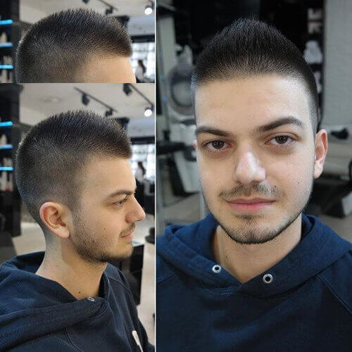 Short Faux Hawk Hairstyle