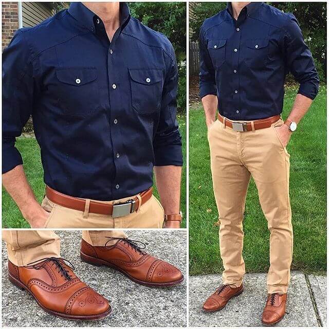 Black Shirt Outfit Ideas for Men 2021-Black Shirt Combination Pants- black shirt matching pants and shoes