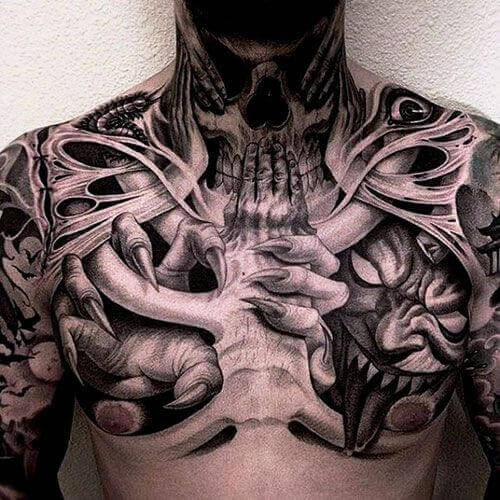 best chest tattoos for males-24