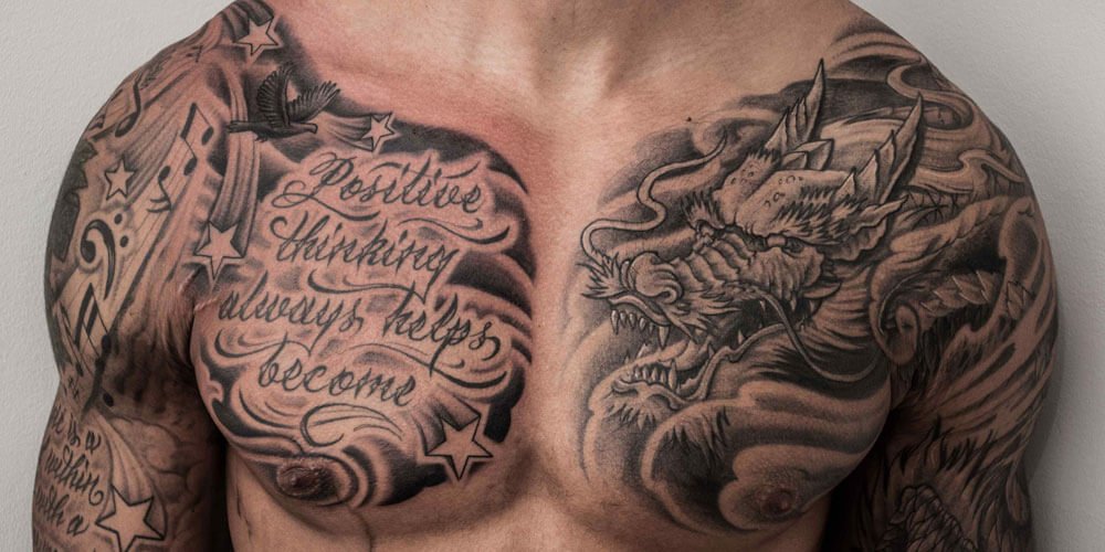 best chest tattoos for men 2021-3