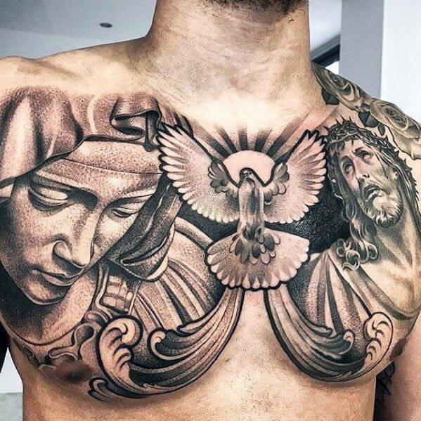 best chest tattoos for men 2021-5