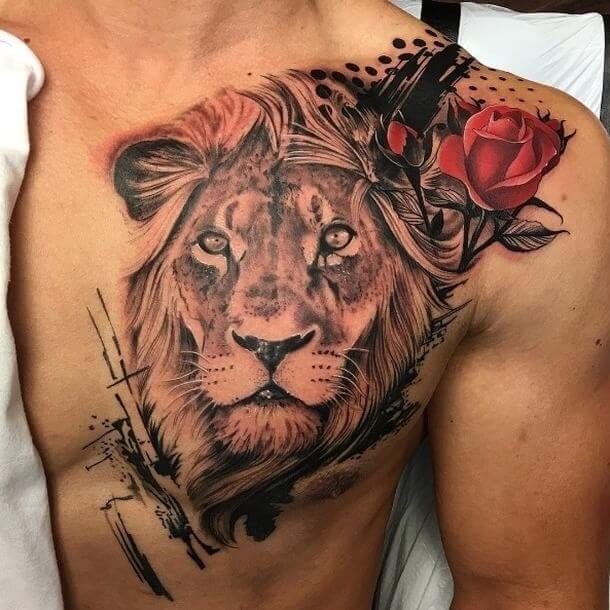 lion tattoo ideas-58