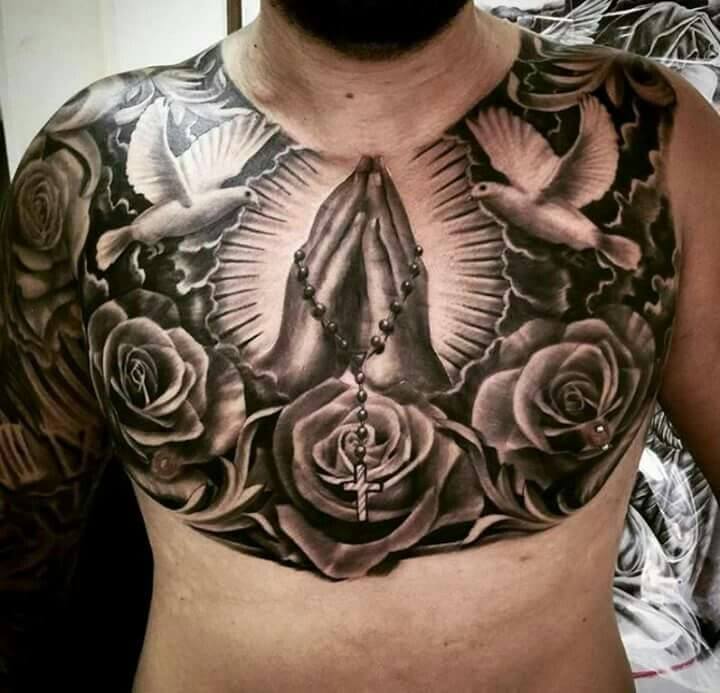 chest tattoos for men-8