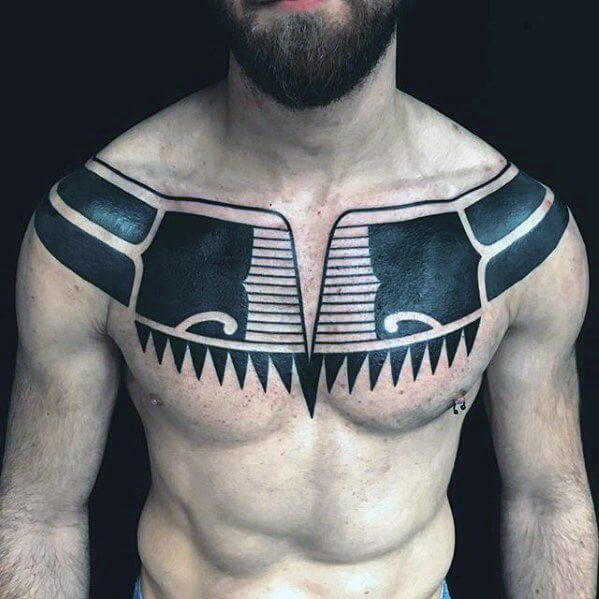 chest cover up tattoos for men-66