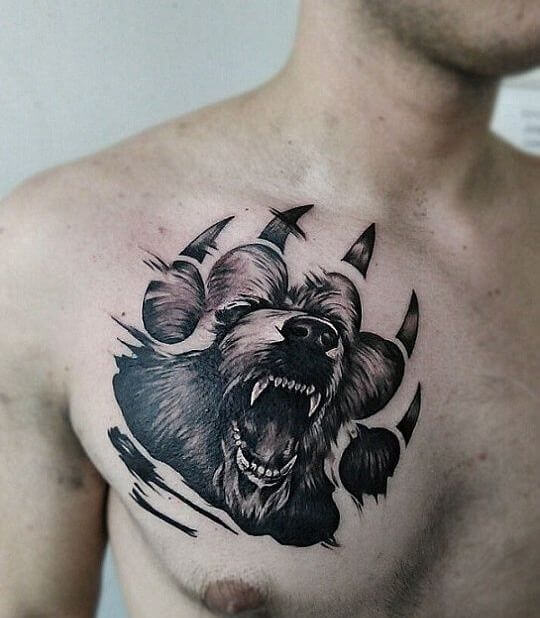 wolf tattoo ideas-60