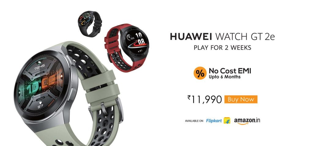 10. The Huawei Watch GT 2e