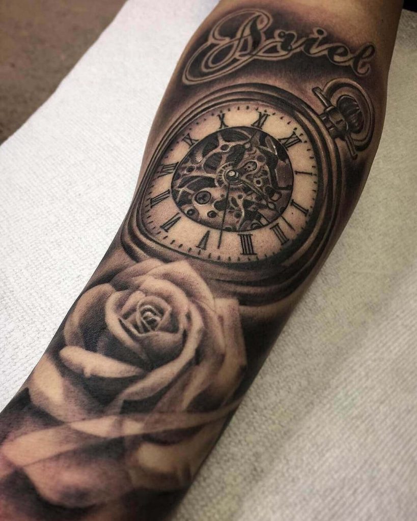 3d Clock tattoos