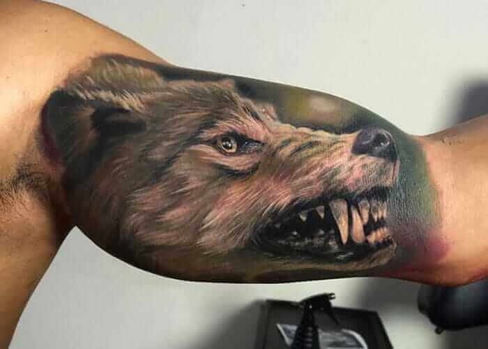 wild animal tattoos