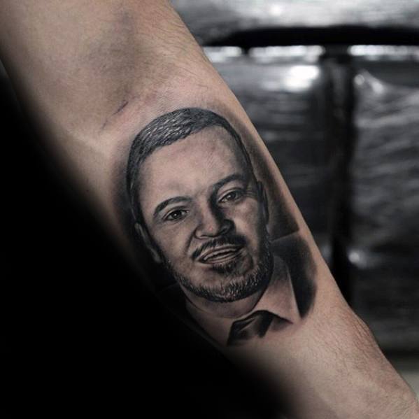 Portrait arm tattoo 2021