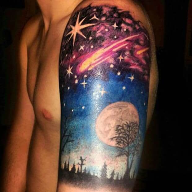 space tattoo designs