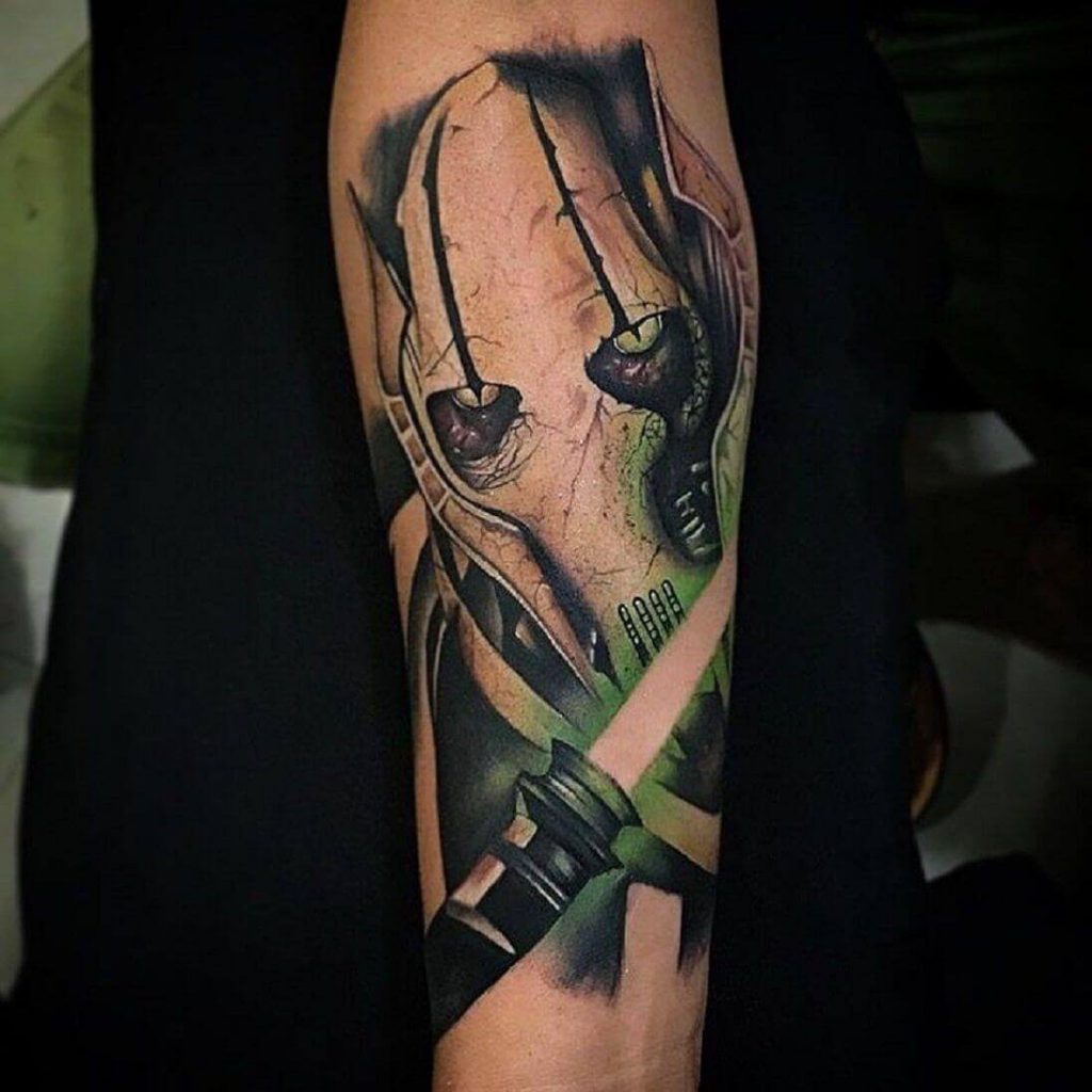 star wars forearm tattoo