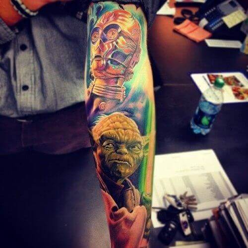 star wars tattoo sleeve