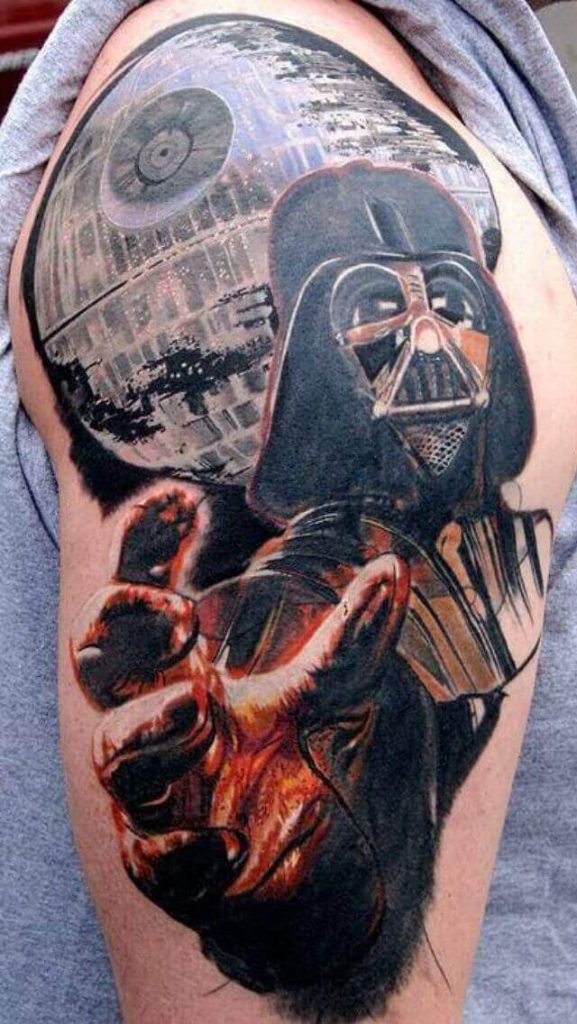 star wars tattoo sleeve