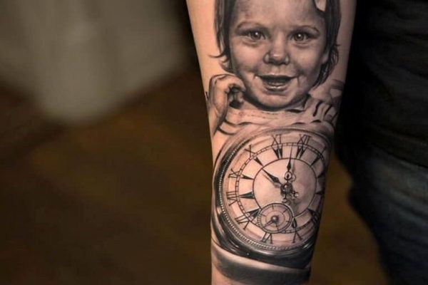 forearm portrait tattoo designs