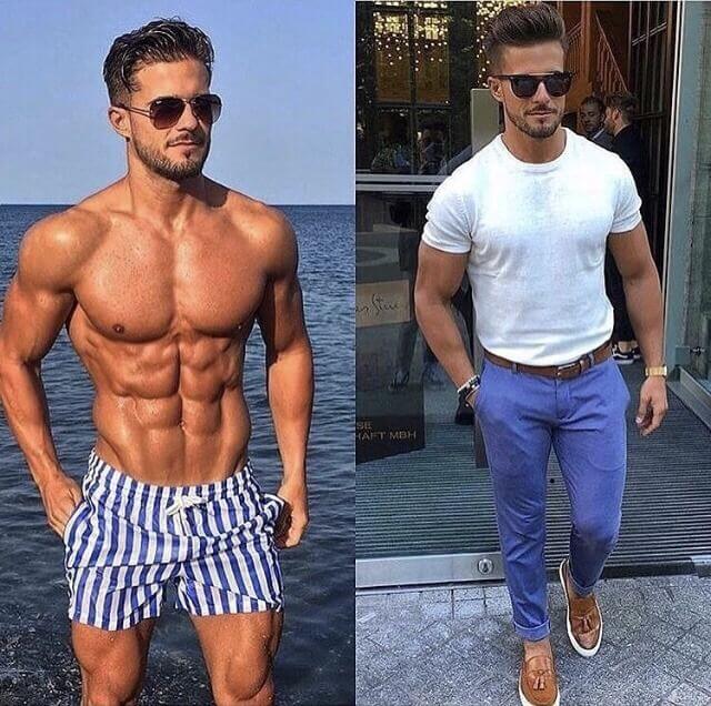 Outfits for muscular men