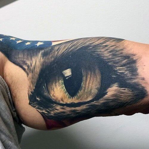 realistic eye tattoo designs for men