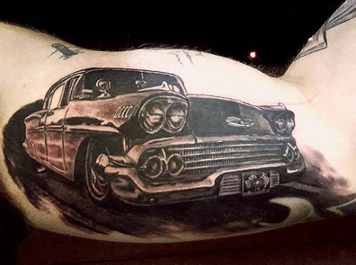car tattoo designs for men