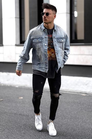 denim outfit ideas for guys