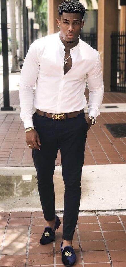 black man clothing style