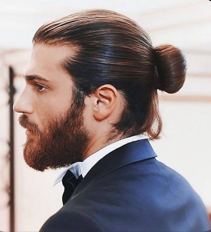 male man bun