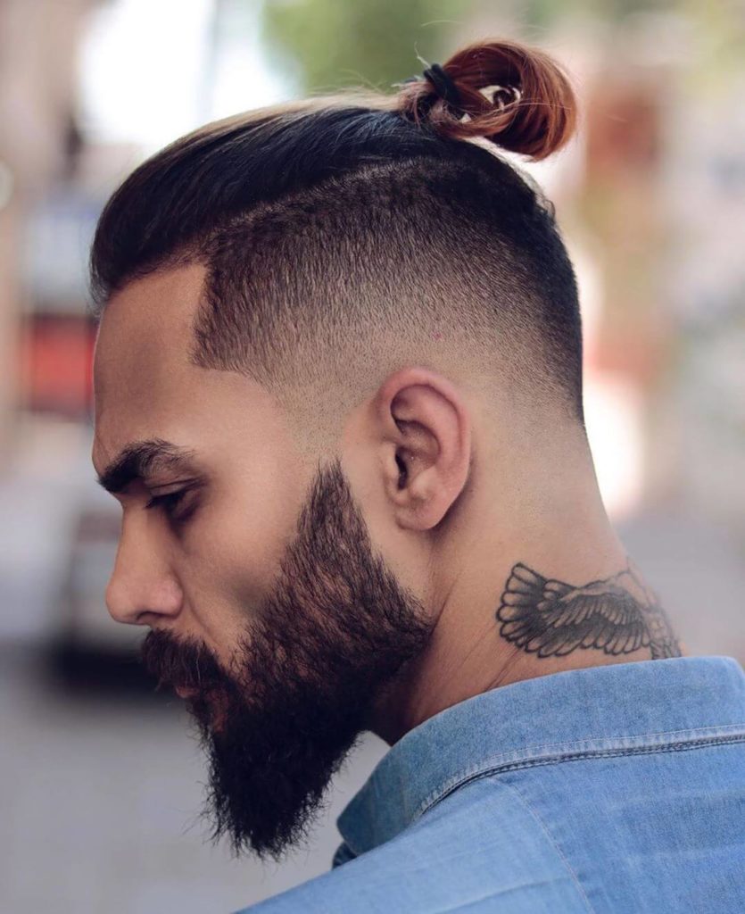 cool man bun haircuts 2022