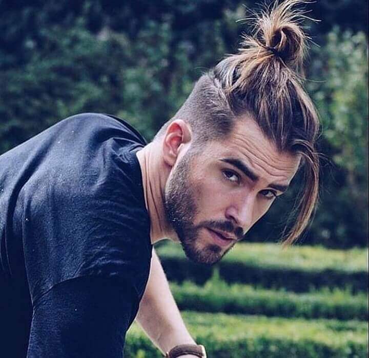 top knot man