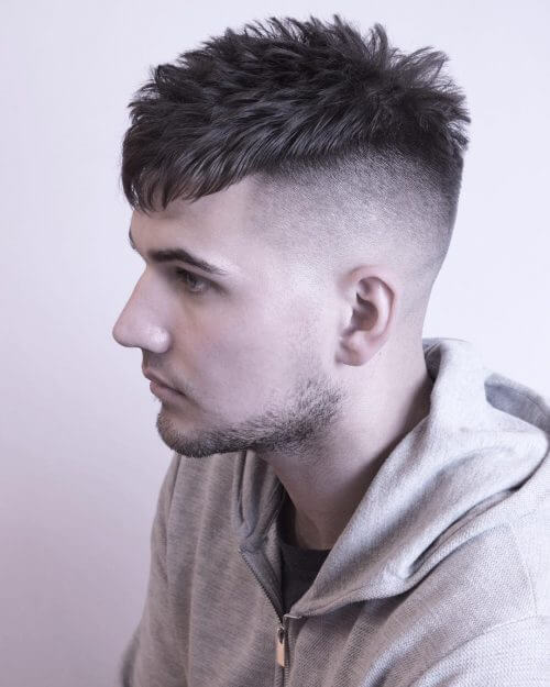 Short taper fade haircut