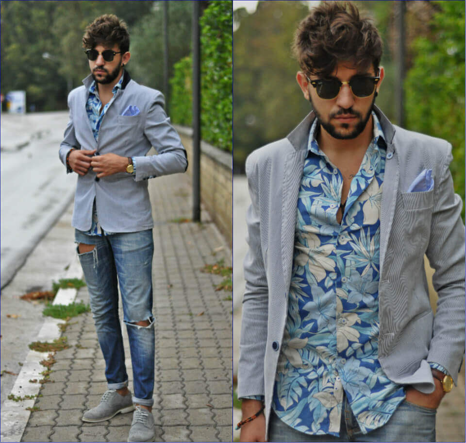 stylish printed shirts mens fashion