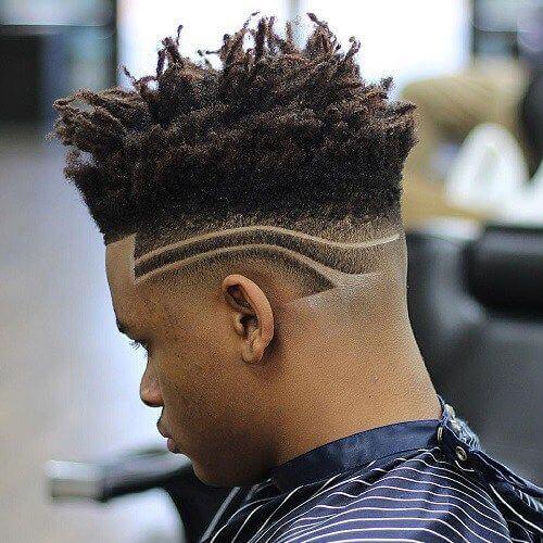 high top dreads fade