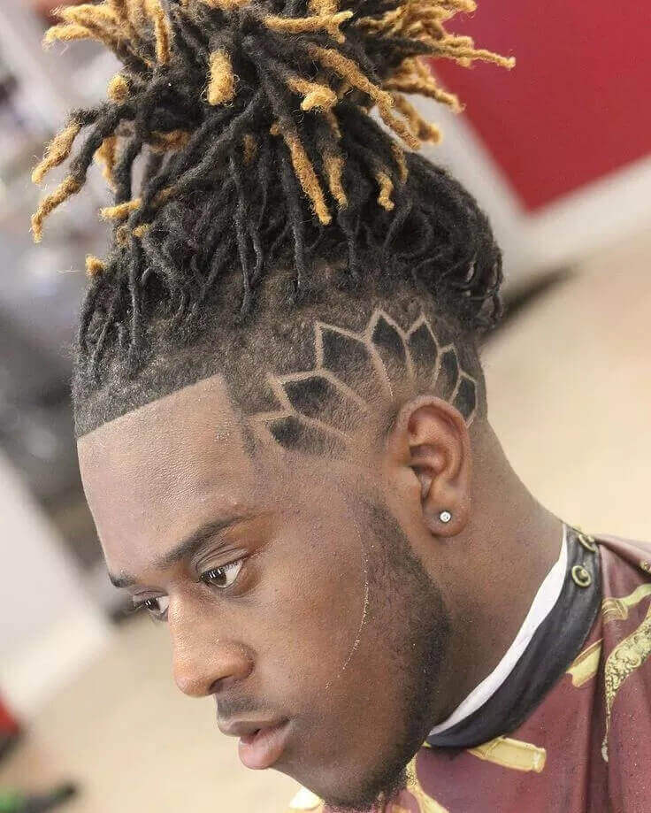 braided dread styles for males