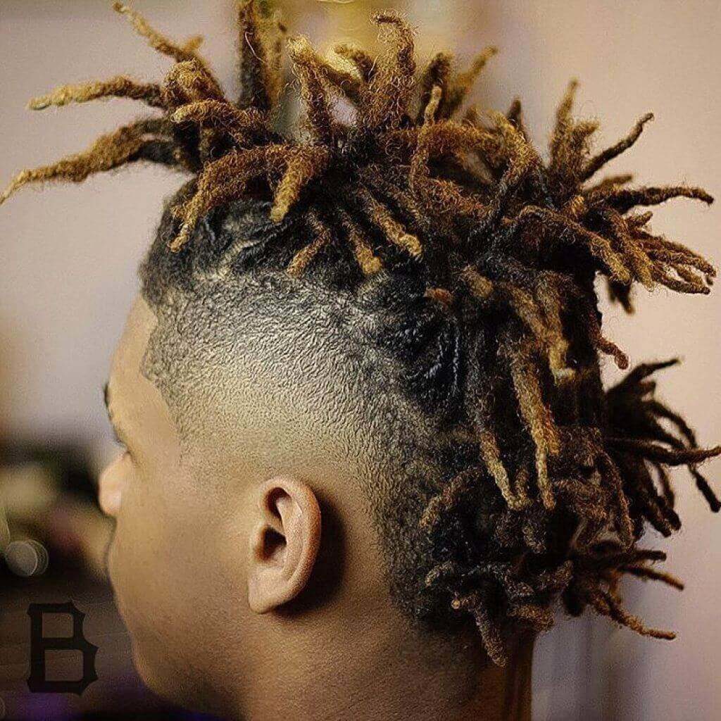 short dreads braided styles