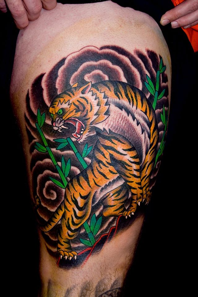 thigh tattoo designs for men