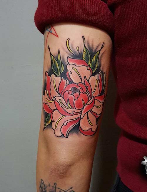 japanese flower tattoo