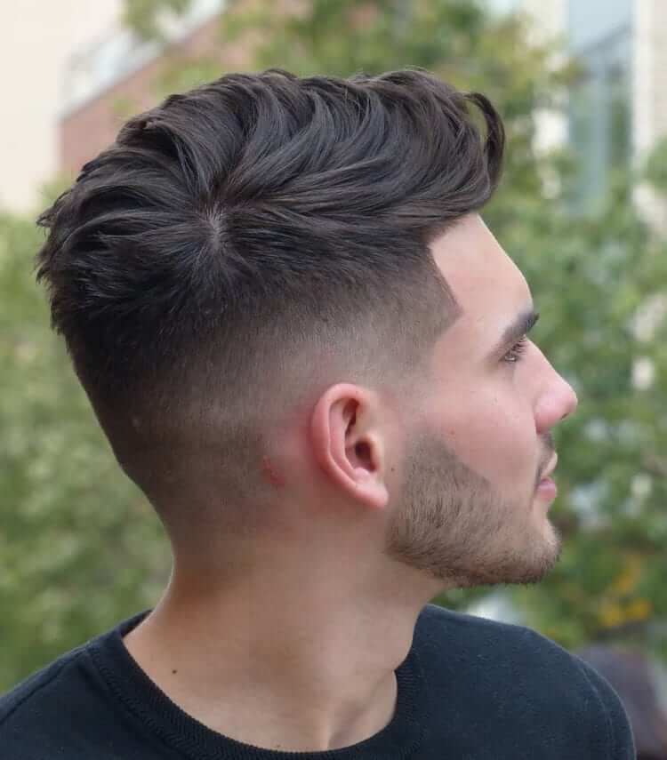 Low Fade and Textured Medium Crop