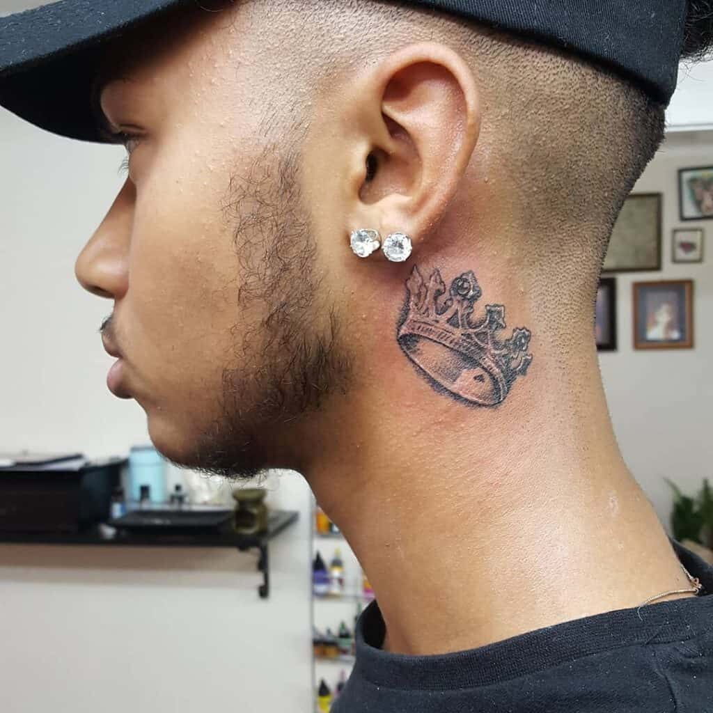 neck tattoo designs male