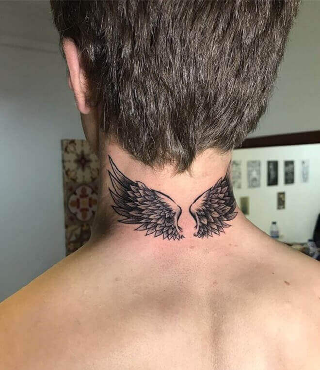 back neck tattoos